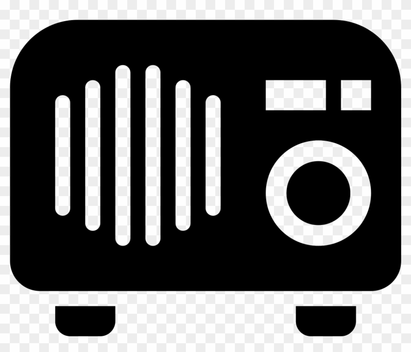 Radio Station Icon - Radio Black Icon #1740905