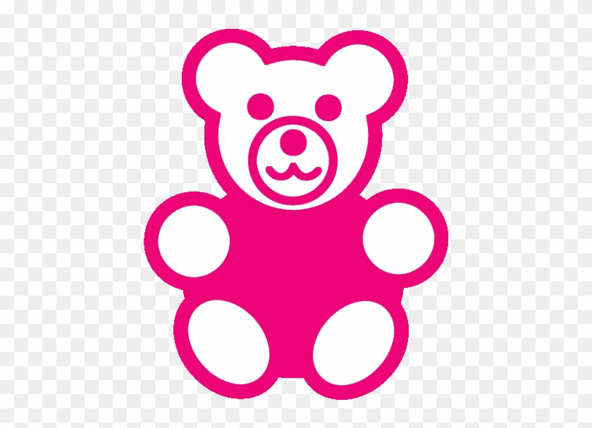 Description - Teddy Clip Art Black And White #1740967