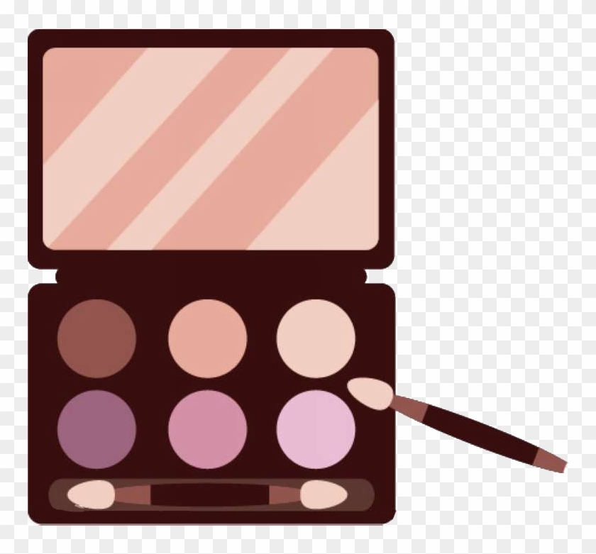 Eye Shadow Make Up Cartoon Makeup Brown - Sombras De Ojos Dibujos #1741026