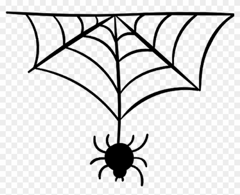 #spider #halloween #arana #araña #nochedebrujas #oscuro - Spider Web Halloween Png #1741033