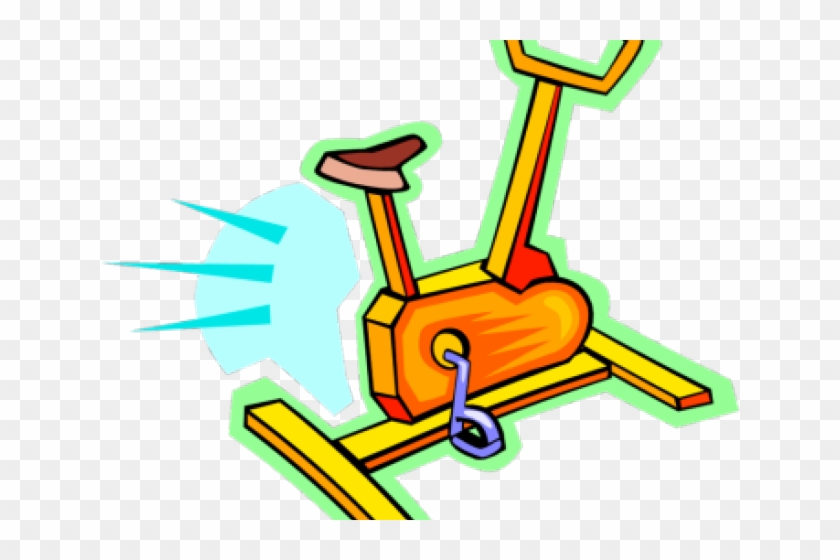 Exercise Bike Clipart Transparent - Exercise Bike Clipart Transparent #1741076