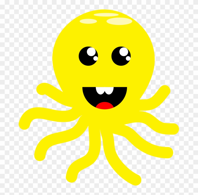 Smiley Invertebrate Line - Smiley Octopus #1741142