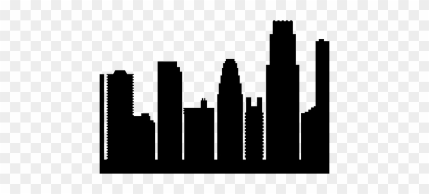 Cityscape Silhouette Full Hd Maps Locations Another - Los Angeles No Background #1741159