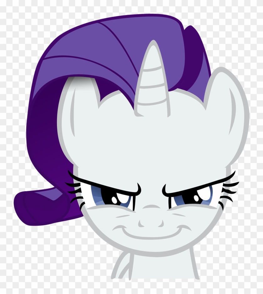 Rarity's Evil Grin By Luckysmores - Twilight Sparkle Evil Smile #1741174