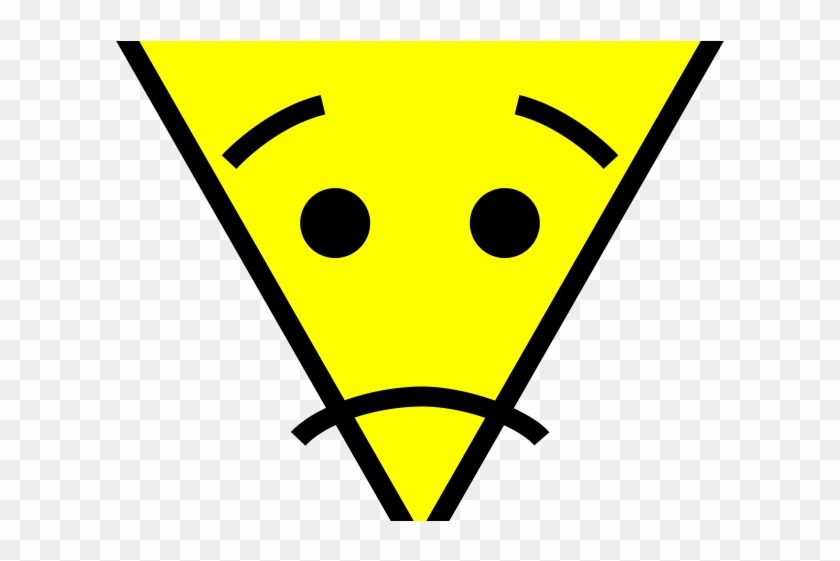 Triangle Clipart Face Clipart - Triangle Face Clipart #1741185