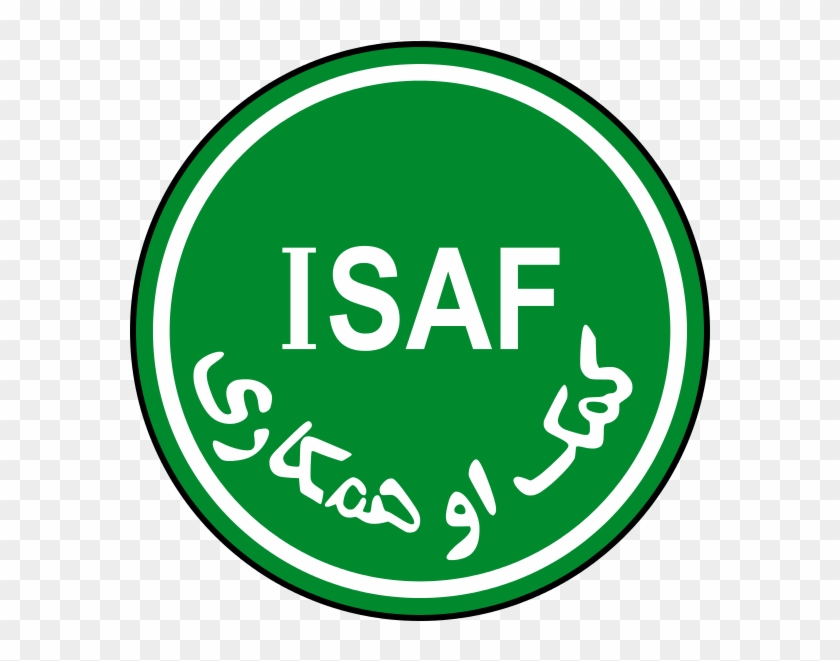 Insignia Nato Army Isaf - Isaf Logo Png #1741292