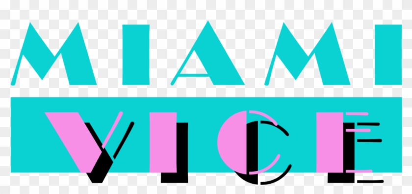 Miami Vice 80's Logo - Miami Vice #1741477