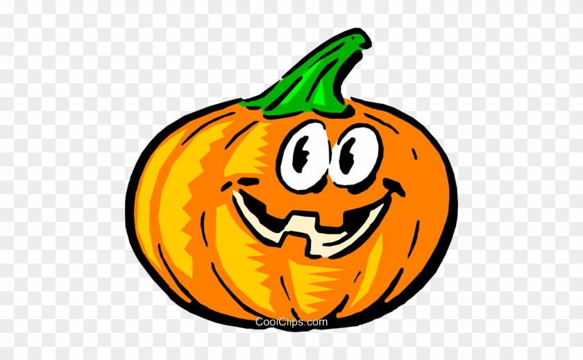Cartoon Pumpkin Royalty Free Vector Clip Art Illustration - Ham Radio Halloween #1741486