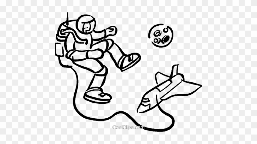 Astronaut In Space - Weltraum Clipart #1741505