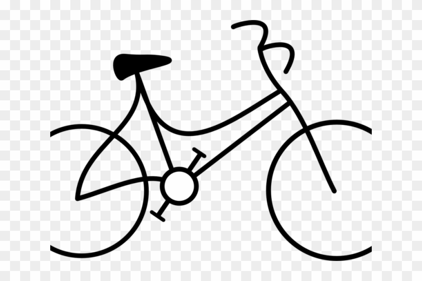 Bicycle Clipart Public Domain - Drawings On Reduce Carbon Foot Print #1741507