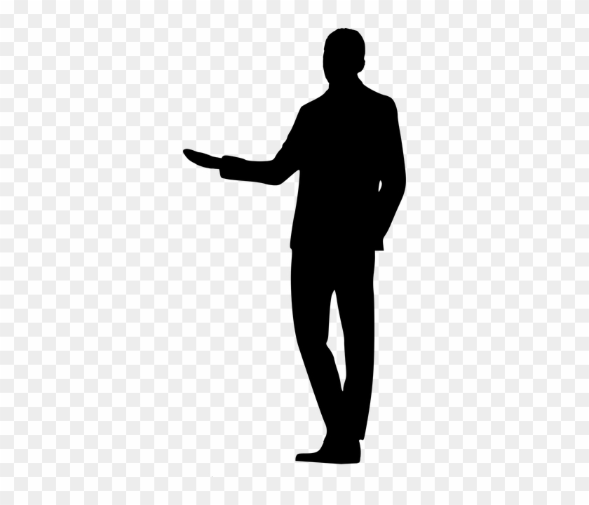 man in suit silhouette png