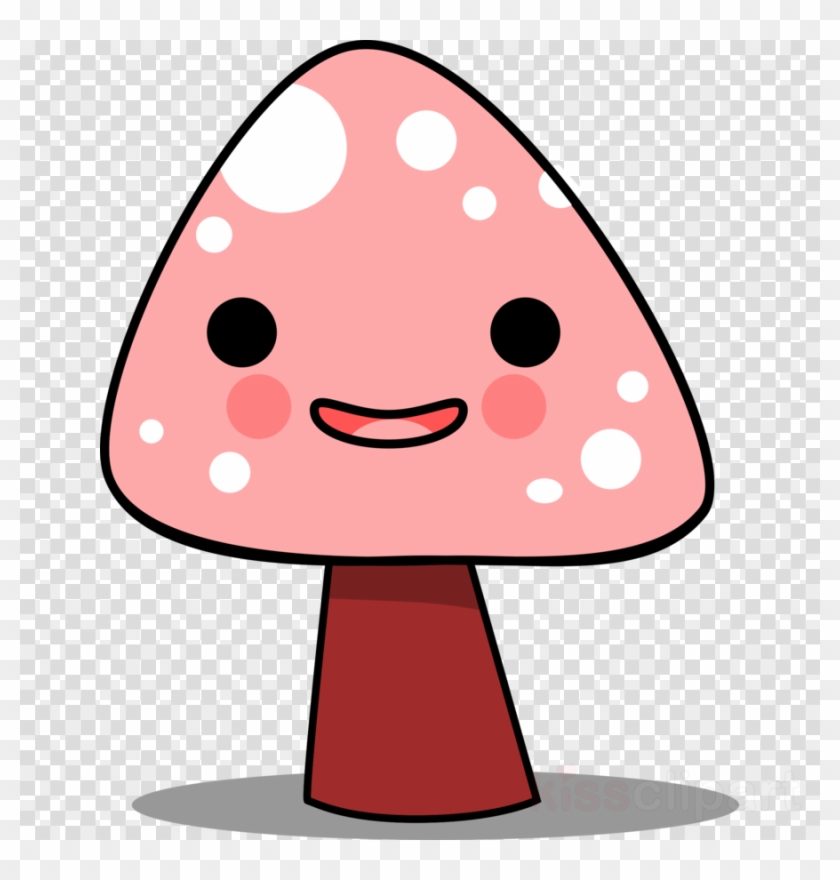 Kawaii Mushroom Pink Clipart Mushroom Clip Art - Kawaii Mushroom Pink Clipart Mushroom Clip Art #1741644