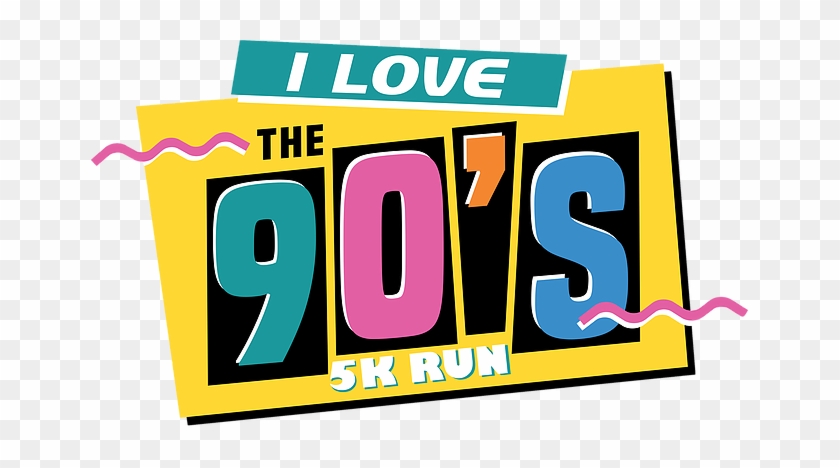 90s 5k Logo No Squiggle - 90 S Style Label #1741800