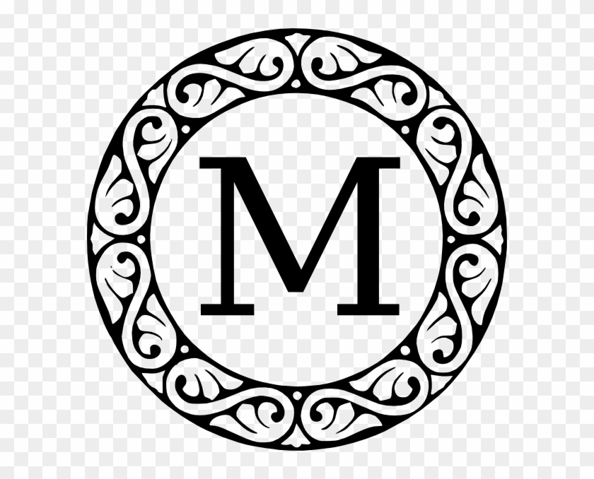 Letter A Monogram Clip Art At Clker Com - Letter L In A Circle #1741816