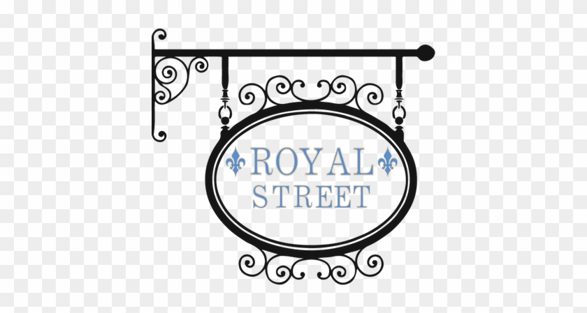 Royal Street Is One Of The Oldest Streets In The City, - Wrought Iron Clipart Free #1741911