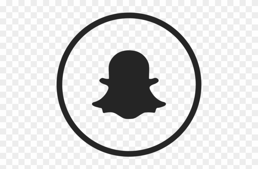 Snapchat Icon, Snapchat, Snap, Chat Png And Vector - Snapchat Icon Black And White #1742019