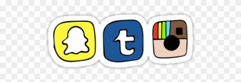 Snapchat Clipart Instagram - Logo Instagram E Snapchat #1742024