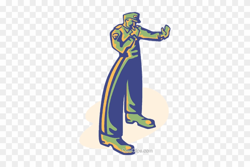 Police Officer, Traffic Control Royalty Free Vector - Illustration #1742032