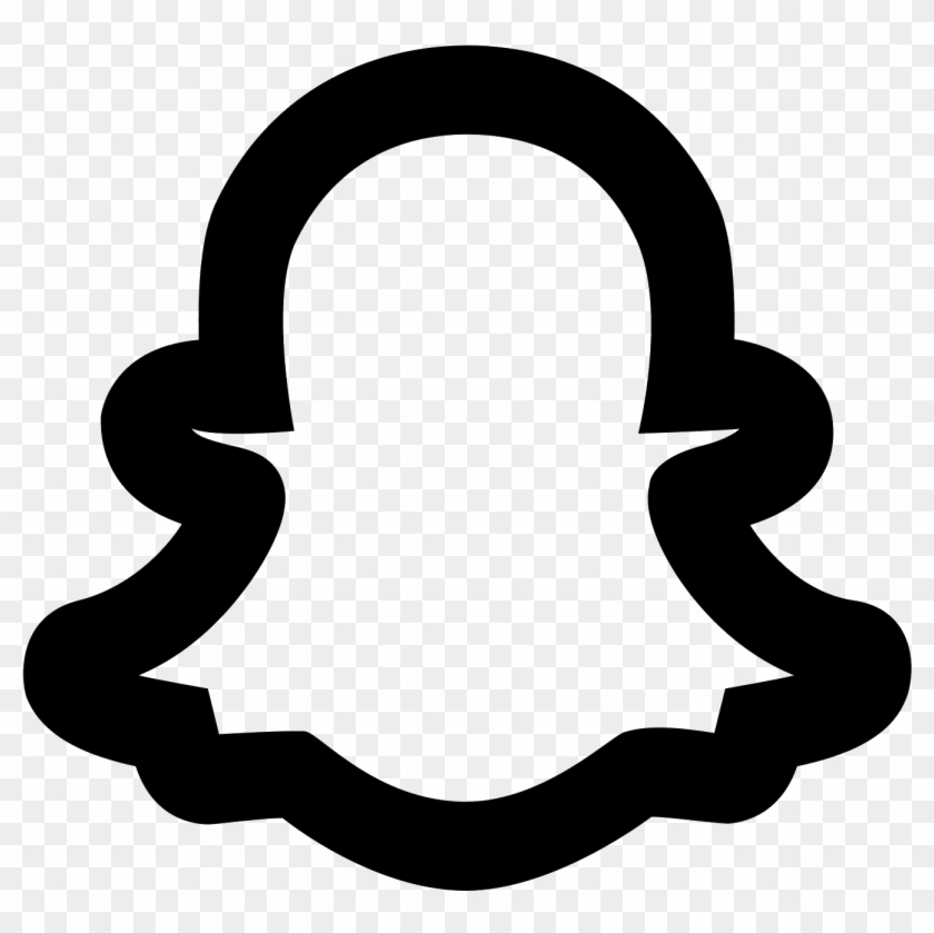 Snapchat White Png - Snapchat Icon Png #1742033