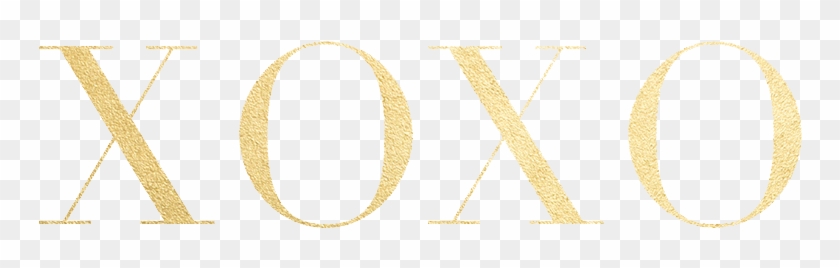 Xoxo Png Download Image - Gold Xoxo Png #1742082