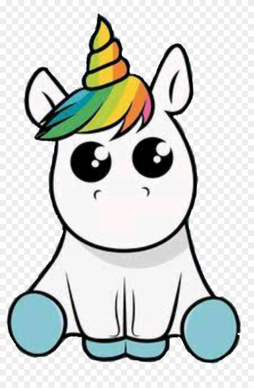 #tumblr#unicorns #xoxo♡ - Baby Unicorn Clipart #1742099