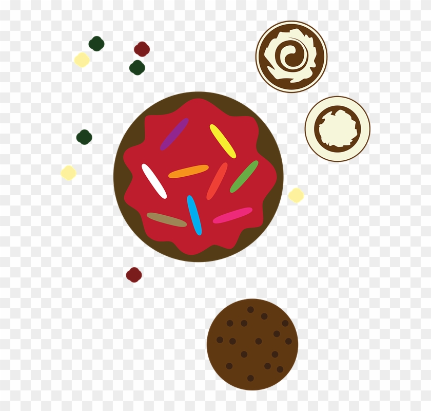 Cookie Clipart Illustration - Circle #1742228
