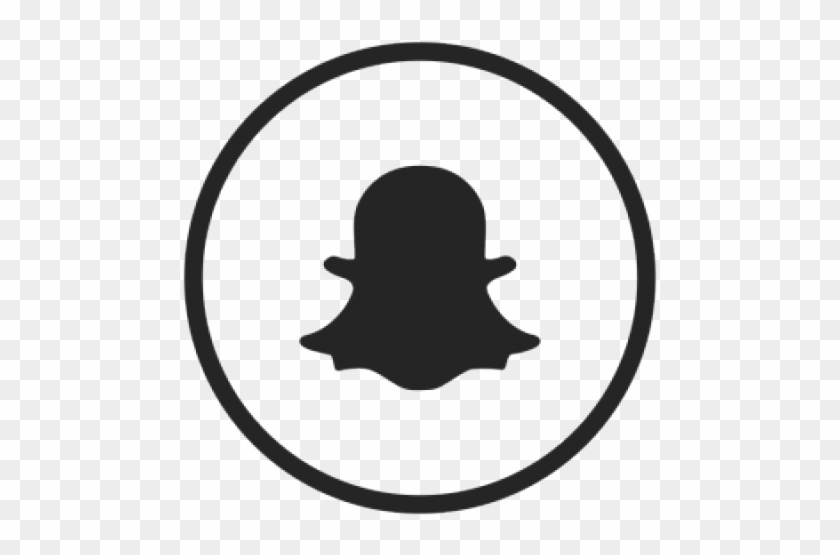 Logo Clipart Snapchat - Snapchat Icon Black And White #1742240
