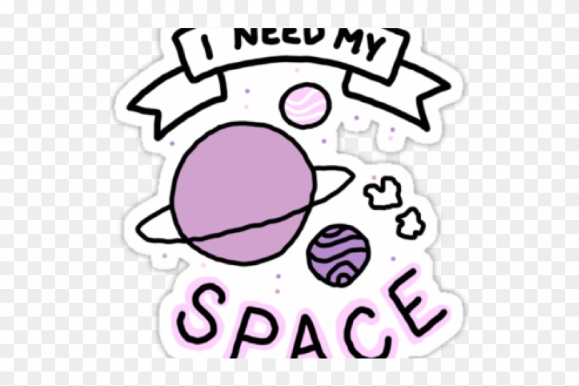Snapchat Clipart Tumblr Logo - Need My Space Sticker #1742243