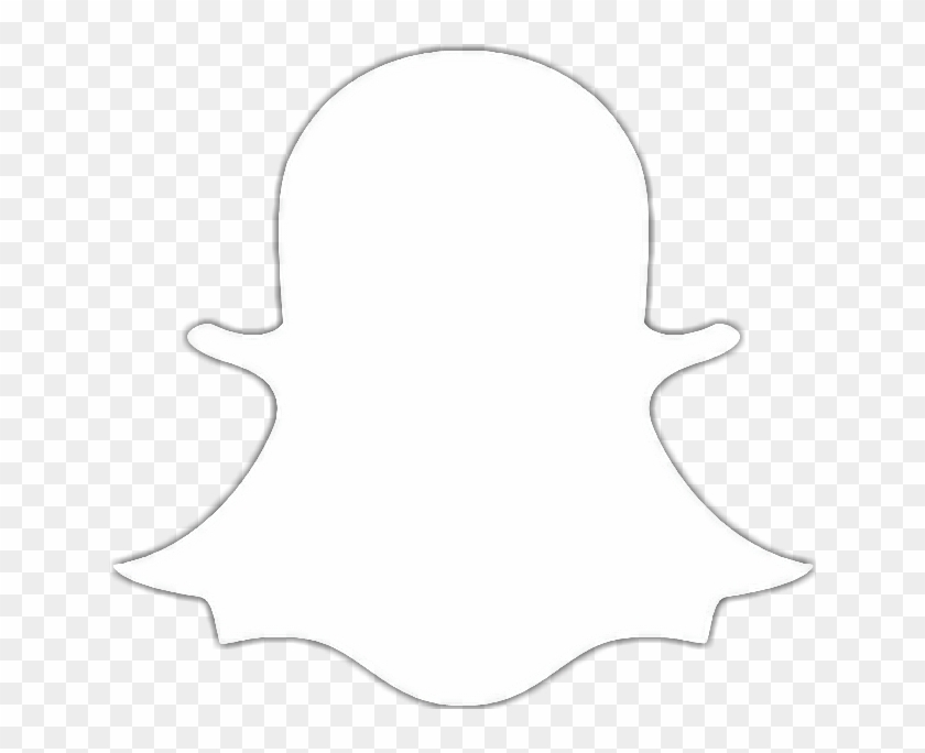 642 X 604 5 - Snapchat Logo White #1742246