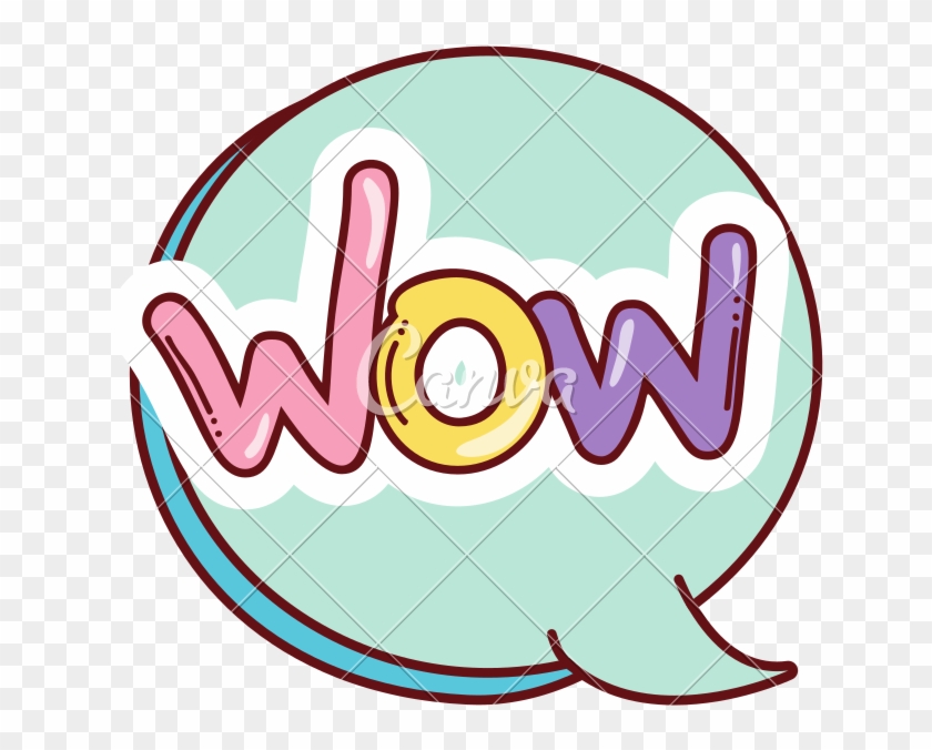 Chat Bubble With Wow Pop Art Message - Chat Bubble With Wow Pop Art Message #1742441