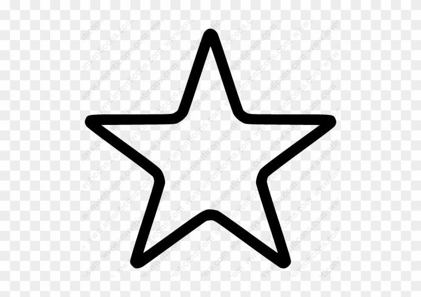 Bookmark Favorite Like Rate Star Iconsvg - Line Art #1742456