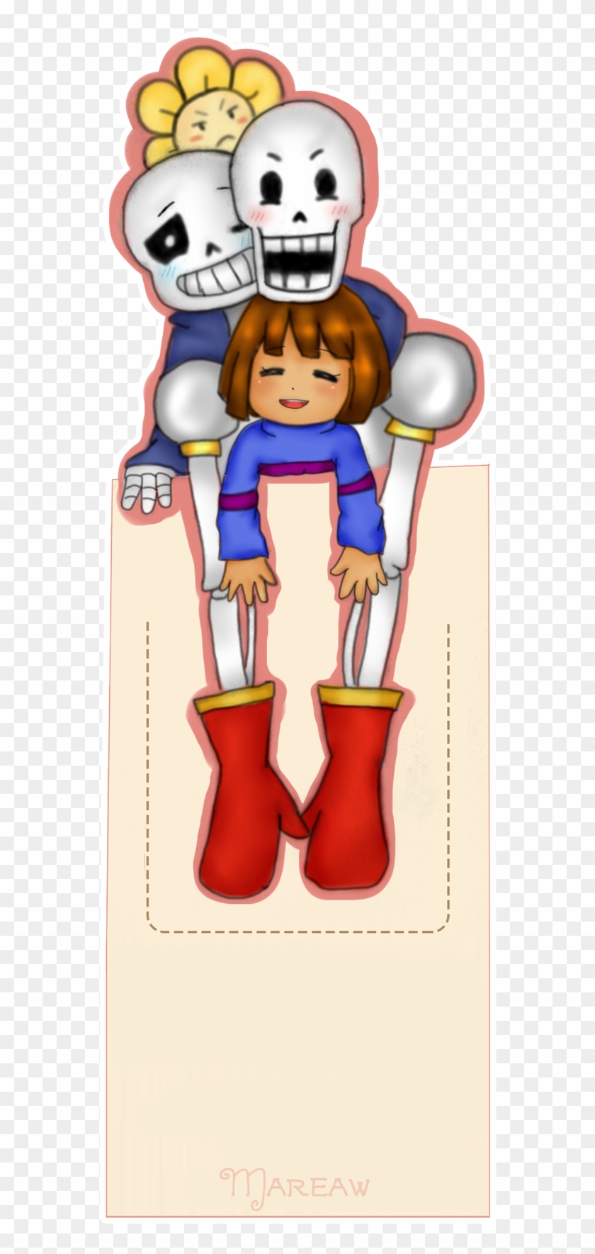 Undertale Bookmark By Mareaw Undertale Bookmark By - Cartoon #1742465