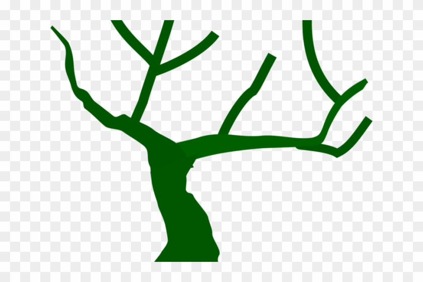 Bark Clipart Tree Stem - Tree With Branches #1742850