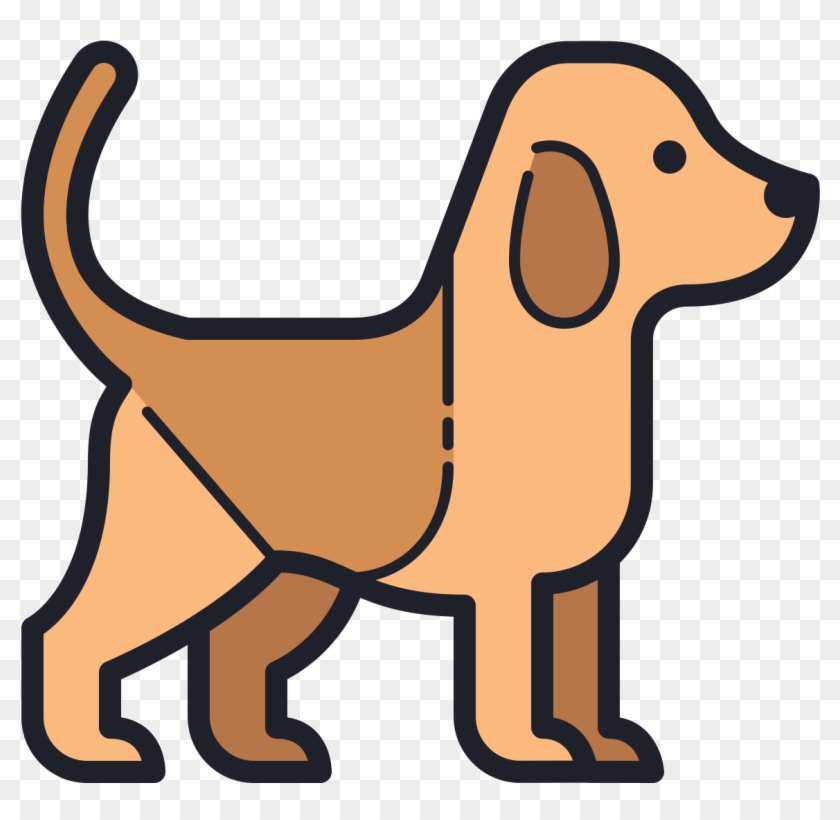Dog Icon Free Download - Dog Side View Clip Art #1742916