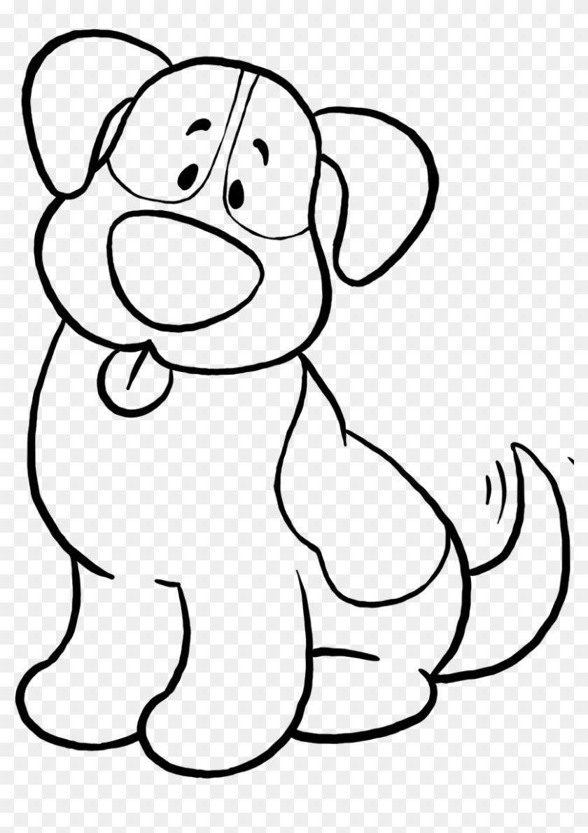 Cute Dog Coloring Pages - Dog Coloring Pages Png #1742919