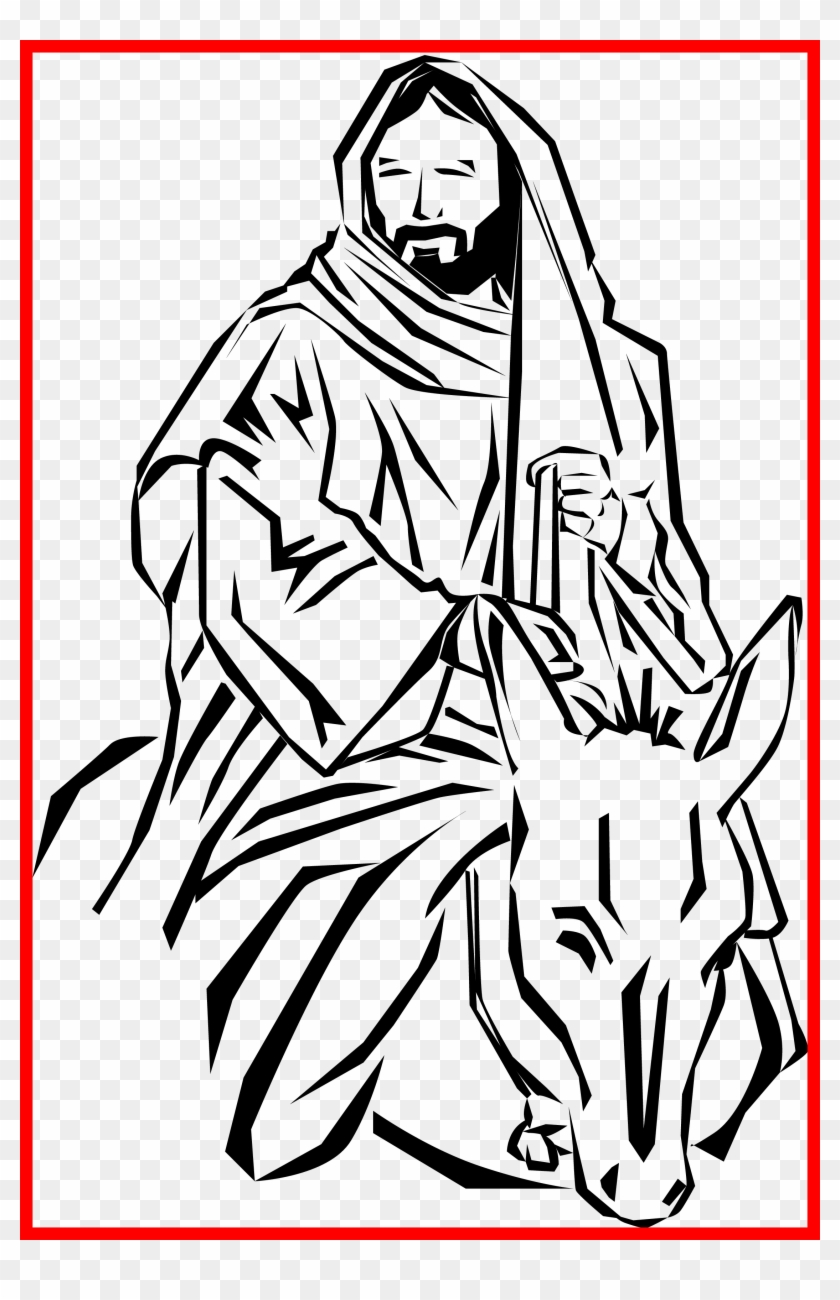 Appealing Palm Sunday Clipart Clip Art On Pict For - Palm Sunday Jesus Clip Art #1742924