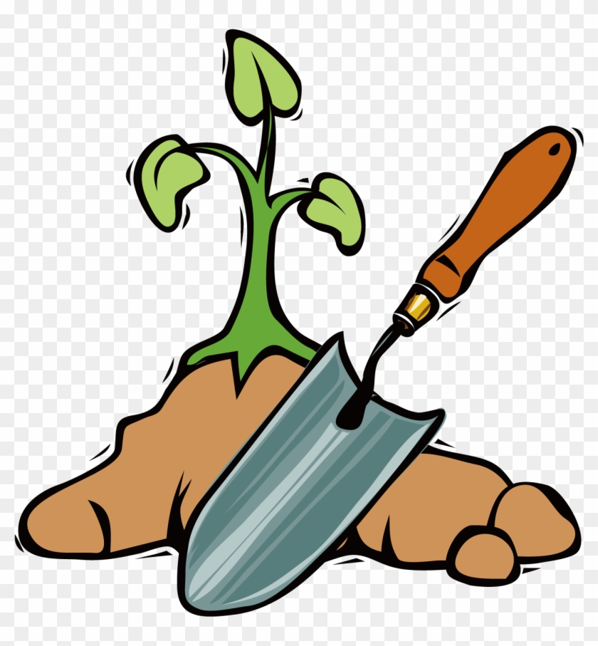 Shovels Clipart - Gardening Tools Clipart #1742956