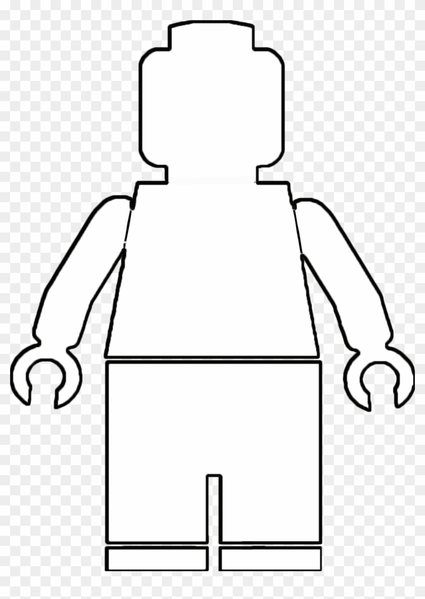 Lego Man The Nifty Nerd Legoman - Lego Cake Template #1743014