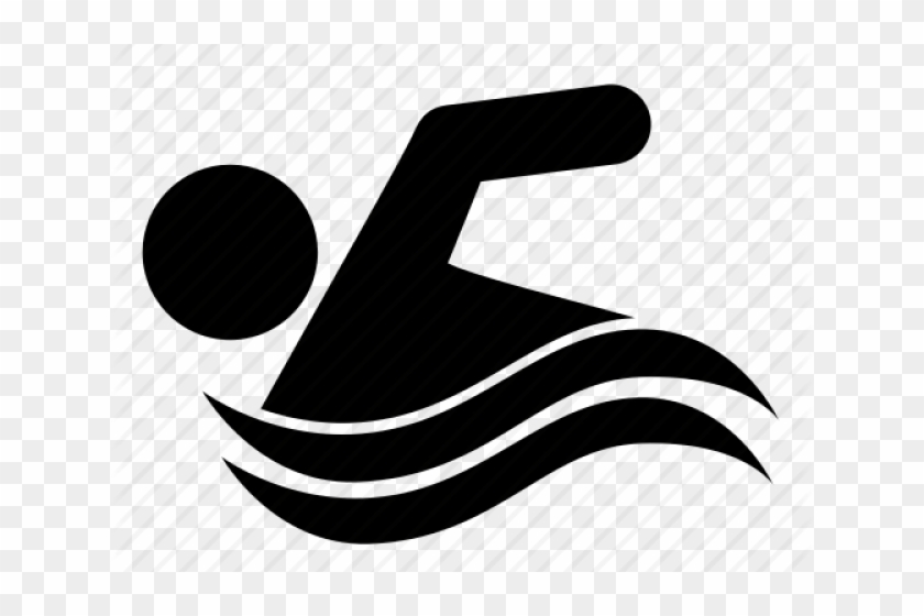 Medal Clipart Olympic Swimmer - Swimming Pool Icon Png #1743119