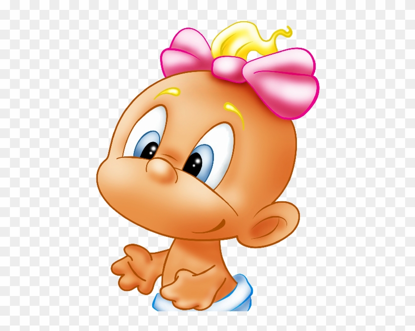 Cute Baby Wearing Nappy - Cartoon #1743152