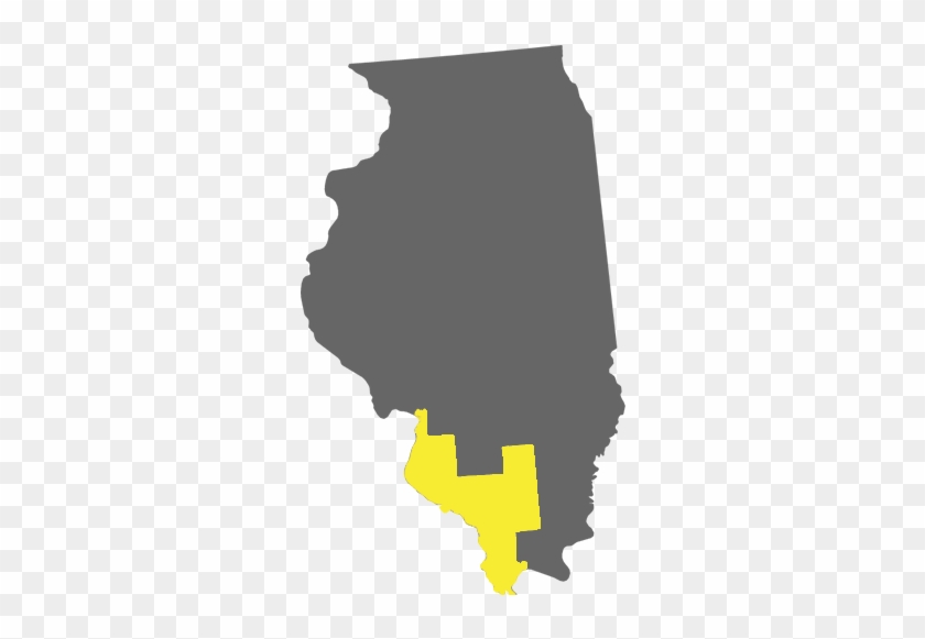 Il-12 - Illinois State Shape Black - Full Size PNG Clipart Images Download