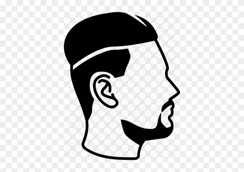 Clip Royalty Free Download Haircut Clipart Mens - Boys Haircuts Clip Black& White #1743203