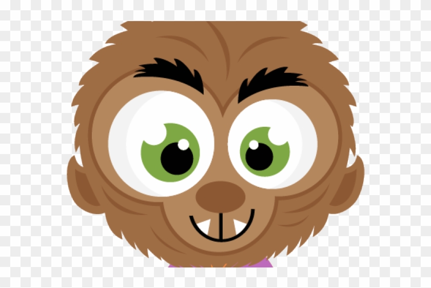 Wolfman Clipart Cute - Cute Werewolf Clipart #1743208