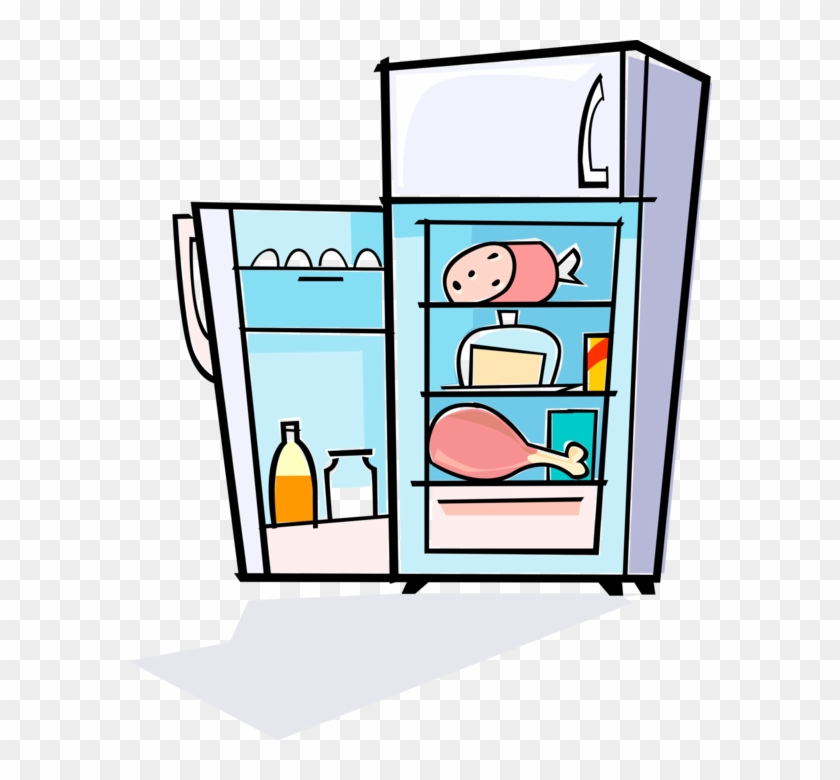 Full Refrigerator Clip Art - Don T Leave The Fridge Door Open #1743222