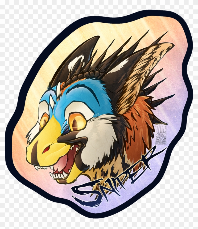 Sniper's Toony Badge By Twilightsaint Personal - Sniper's Toony Badge By Twilightsaint Personal #1743316