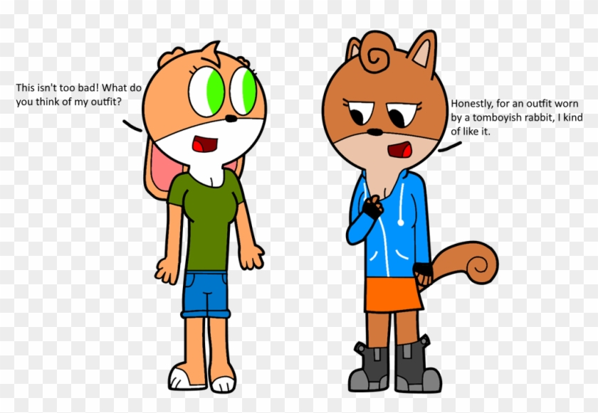 Jade And Suzy Swap Clothes By Princestickfigure - Jade The Rabbit Agk #1743374