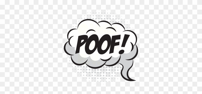 Poof Comics Stickers - Poof Comic Png #1743406