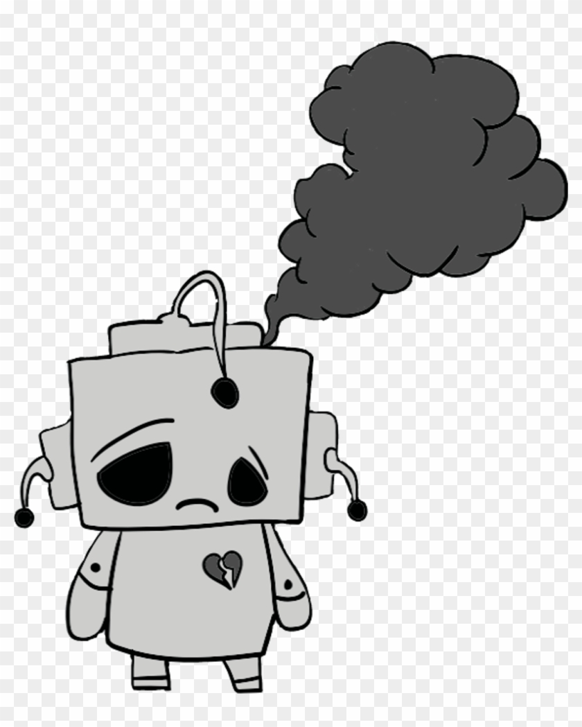 #cute #kawaii #robot #sad #nointernet - Cute Sad Robot #1743623