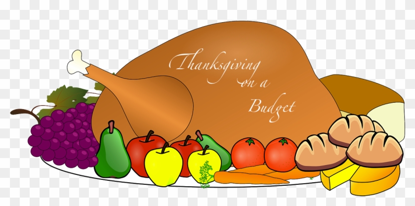 Feast Clipart Frozen Turkey - Clipart Thanksgiving Dinner Png #1743670