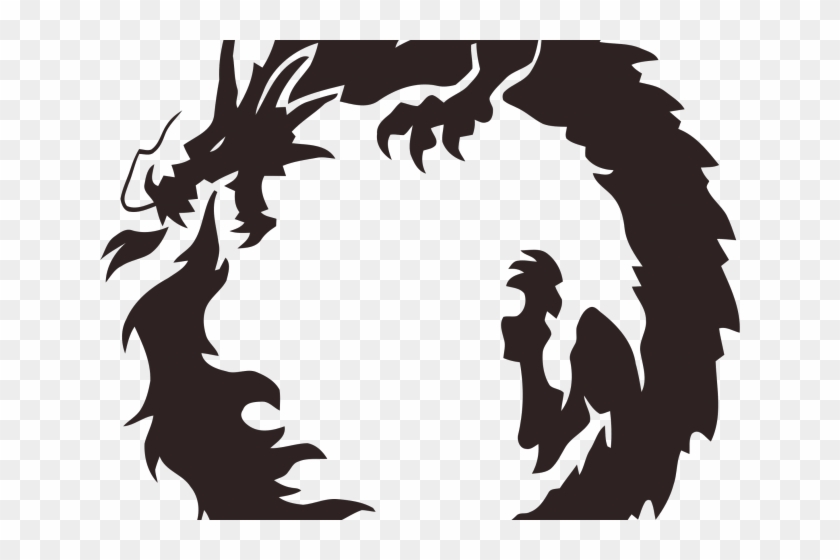 Circle Clipart Dragon - Ouroboros Dragon #1743784